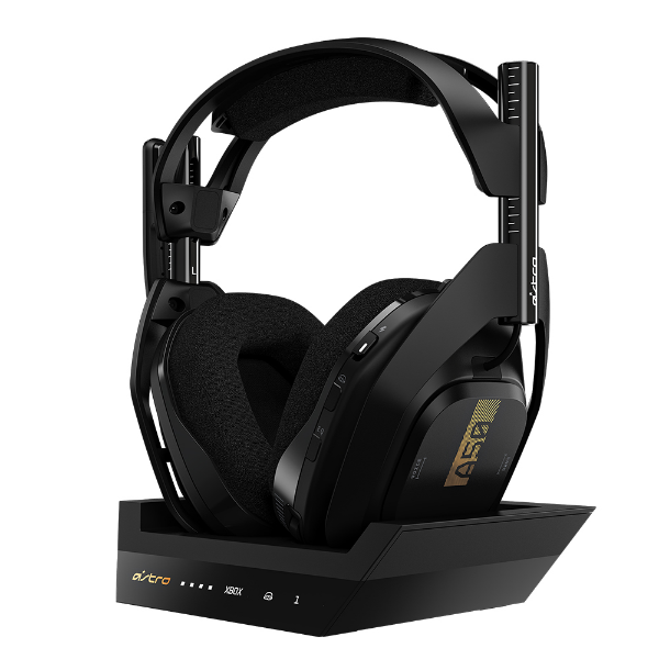 Imagem de Headset Sem Fio Astro Gaming A50 + Base Station Gen 4 Com Áudio Dolby Para Xbox Series, Xbox One, Pc E Mac - Preto/Dourado - 939-001681