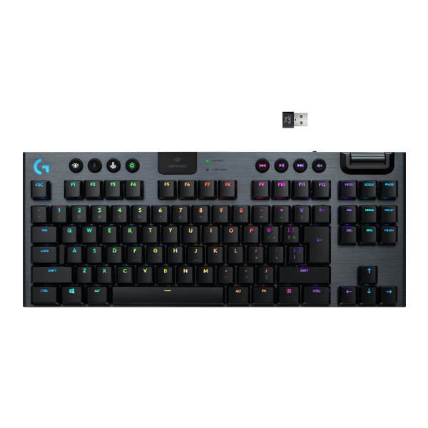 Imagem de Teclado Mecânico Gamer Sem Fio Logitech G915 Tkl - Preto - 920-009495