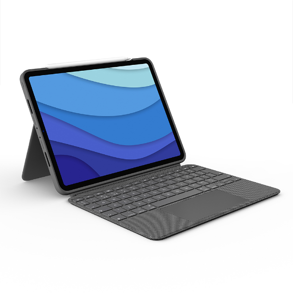 Imagem de Capa Com Teclado Combo Touch Para Ipad Pro 11" (1ª, 2ª, 3ª E 4ª Gerações) - Cinza - 920-010095