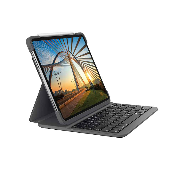 Imagem de Capa Com Teclado Logitech Slim Folio Pro Para Ipad Pro 11" 1ª E 2ª Geracao - 920-009682