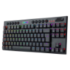 Imagem de Teclado Com Fio Gamer Mecânico Redragon Horus TKL, Switch Brown, ABNT2, USB - K622-RGB (PT-BROWN)
