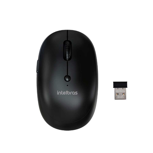 Imagem de Mouse Sem Fio Intelbras Msi 100, 2400 Dpi, Usb 2.0 - 4291220