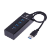 Imagem de HUB USB 3.0 4 PORTAS HU-300BK C3TECH